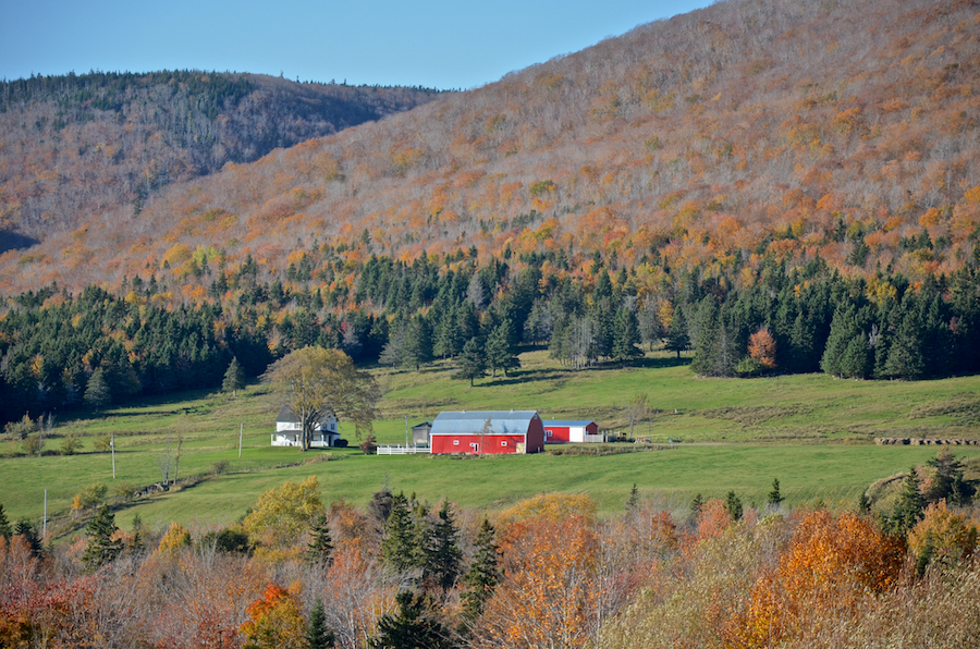 The Cape Mabou Highlands from the Northeast Mabou Road