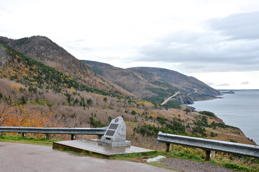 Looking south along the coast from the side of French Mountain