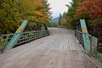 The bridge over Ingram Brook on the East Big Intervale Road south of Rivulet