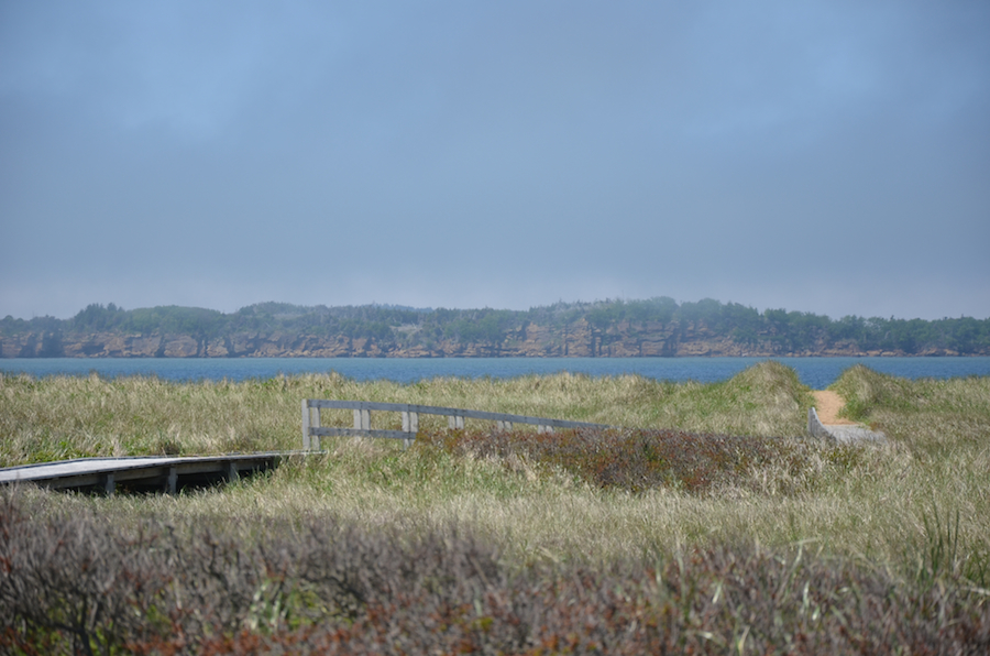 The end of the boardwalk