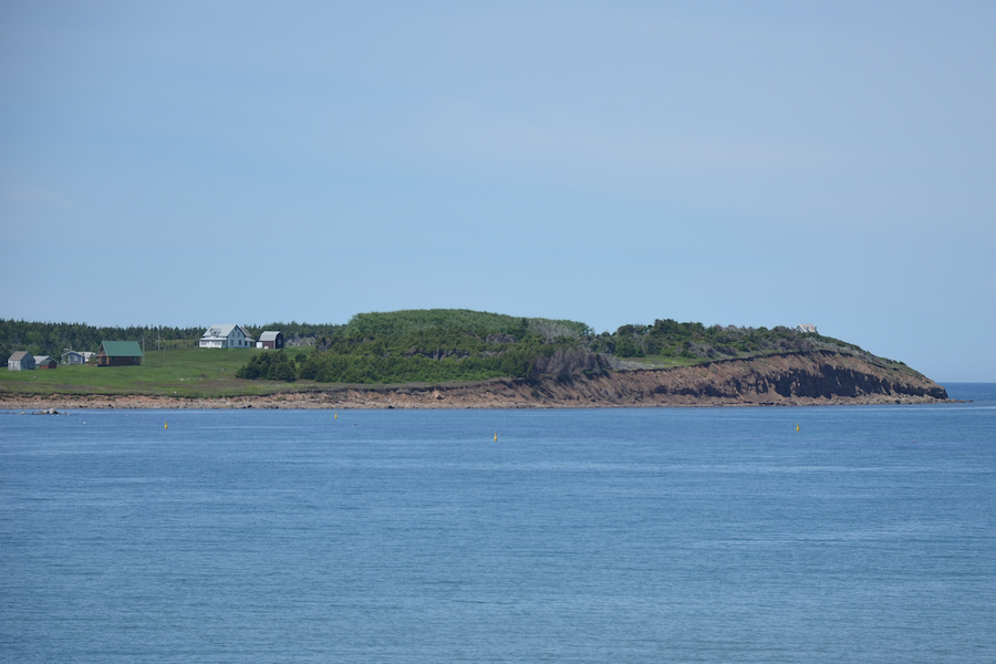The northern end of Port Hood Island as seen from the Old Government Wharf