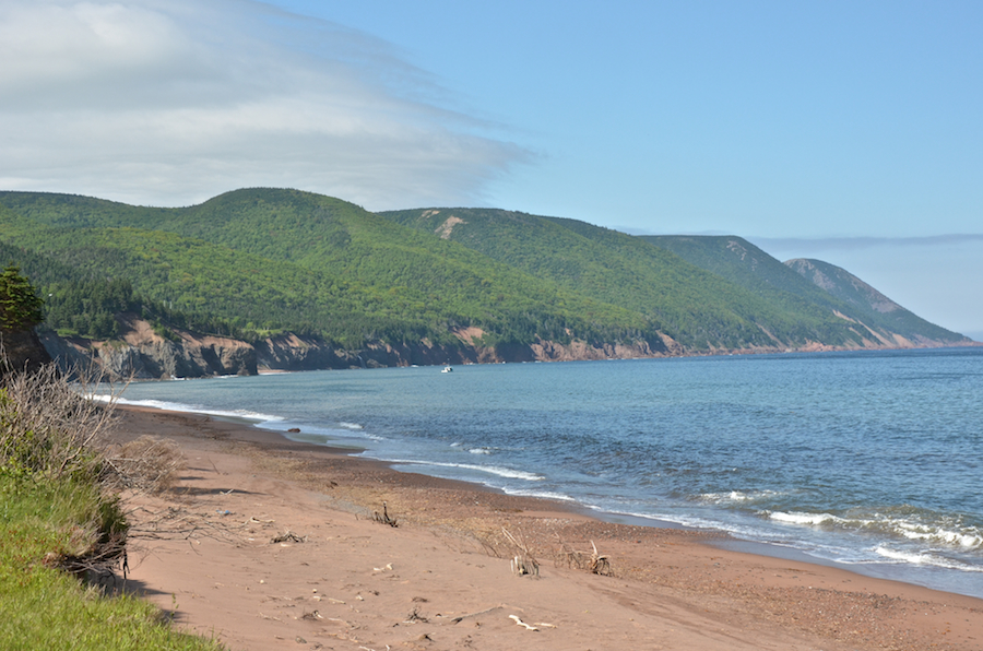 The Cape North Massif from the Cabots Landing Provincial Park