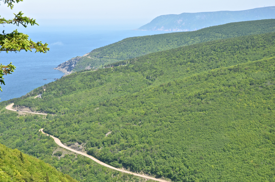 The coast to the Cape North Massif from the Meat Cove Look-Off