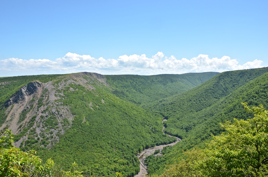 Southern panorama from the Meat Cove Look-Off