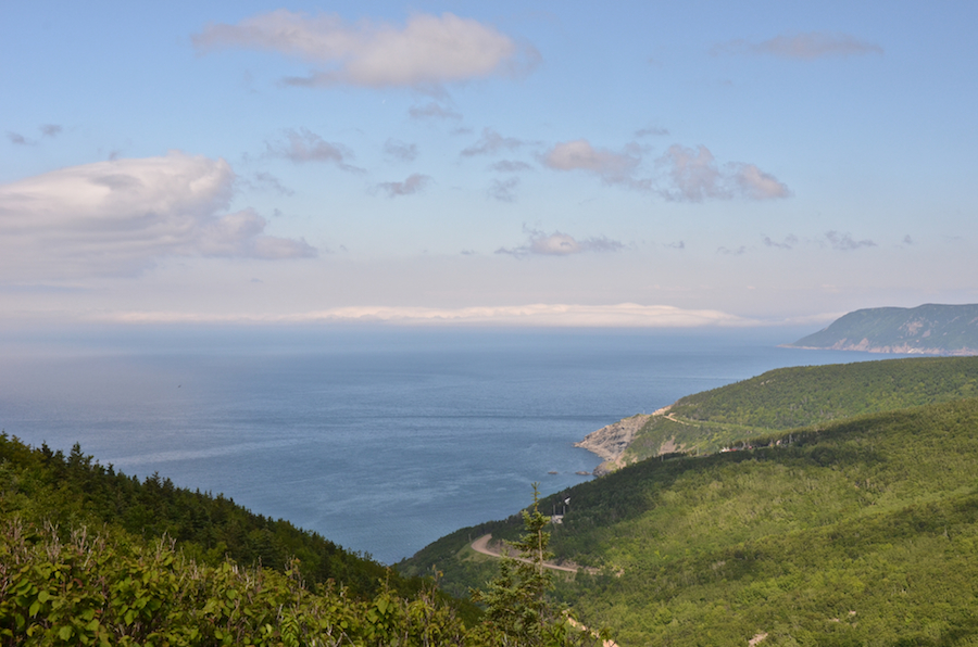 Fog bank in the Cabot Strait