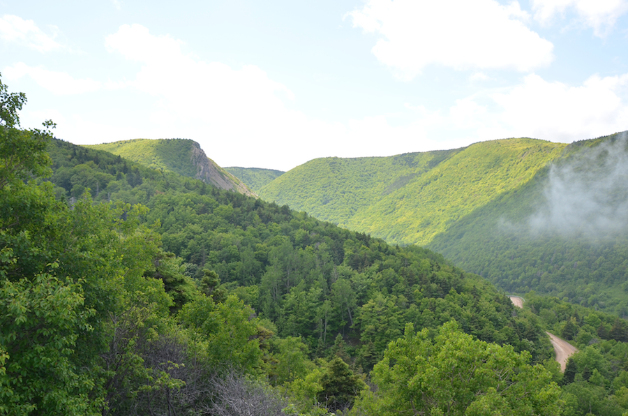 The western Highlands above Meat Cove from the Hines Oceanview Lodge