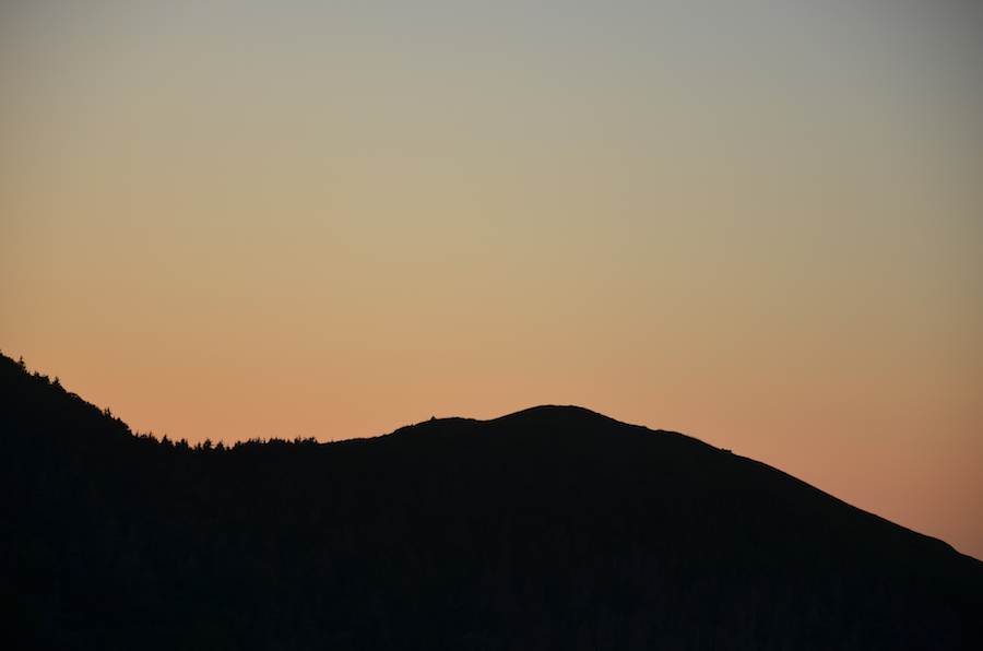 Little Grassy in evening silhouette