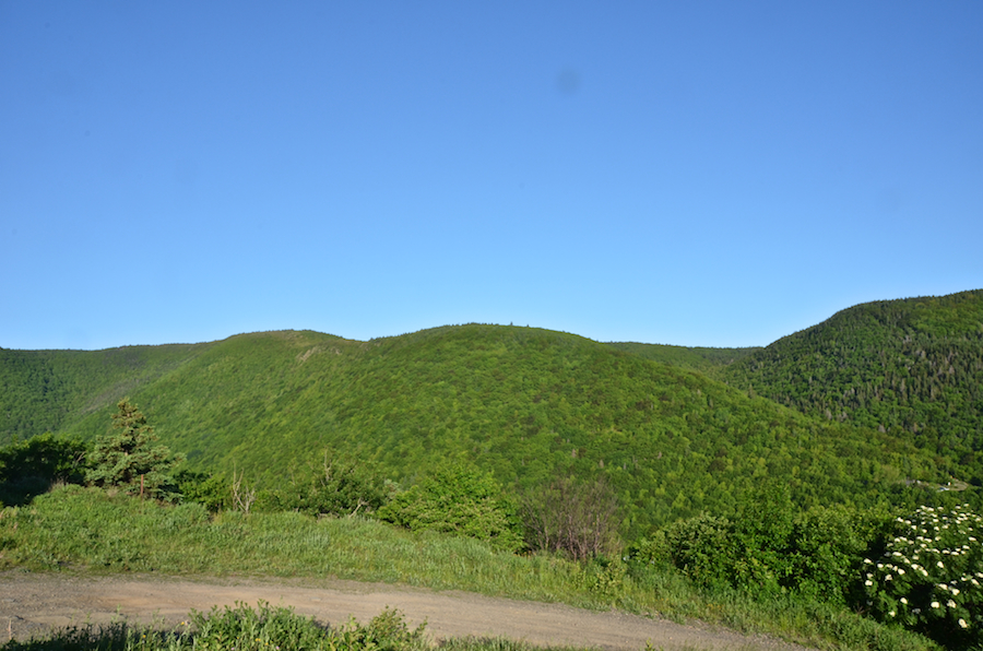 The western Highlands above Meat Cove from the Hines Oceanview Lodge