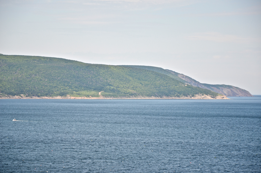 The northern coast of Cape Breton Island from north of Capstick to Cape St Lawrence