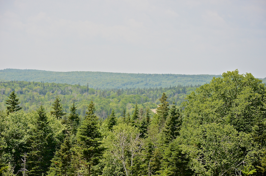 The Boisdale Hills from the NAV CANADA Installation