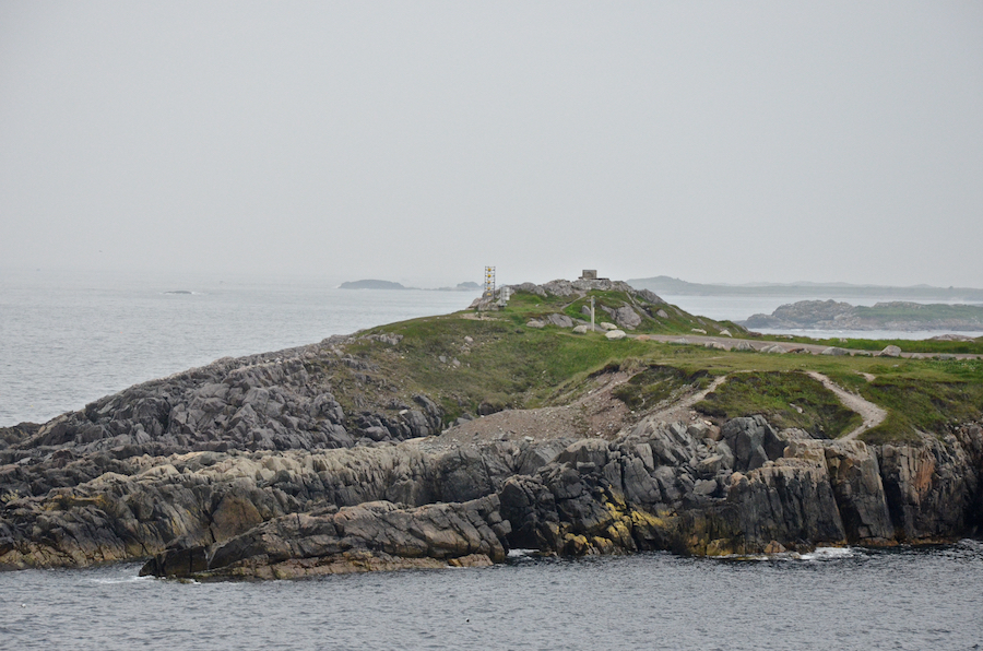Lighthouse Point from a short distance down the trail