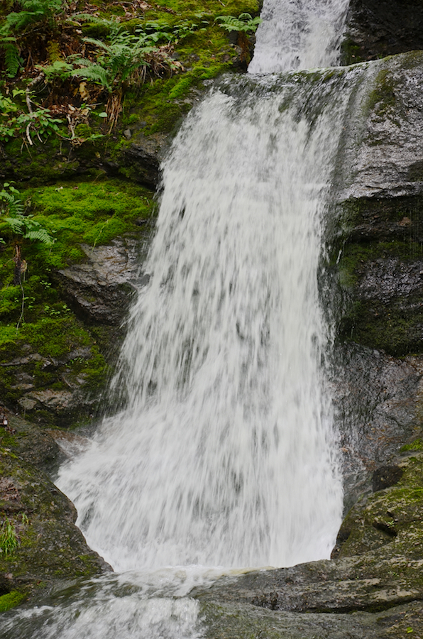 The middle cascade of Myles Doyle Falls