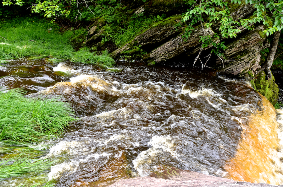 The lower Maple Brook Falls
