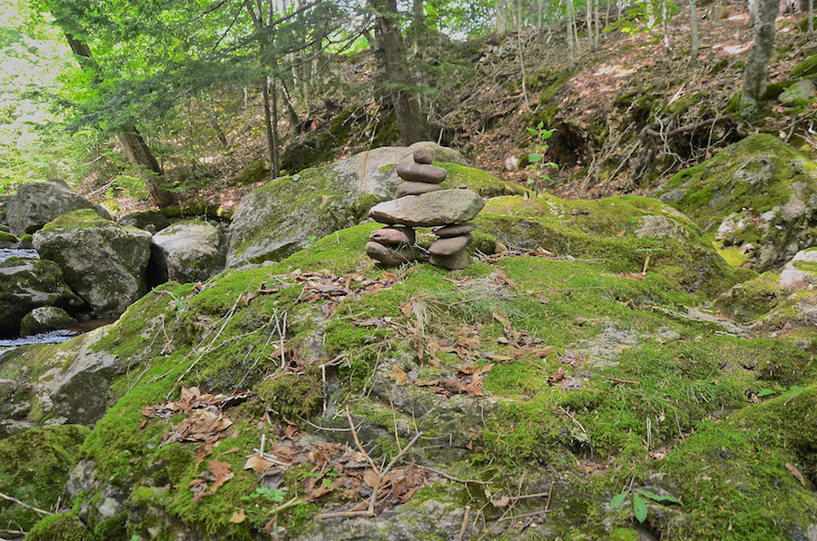 An inuksuk on Argyle Brook