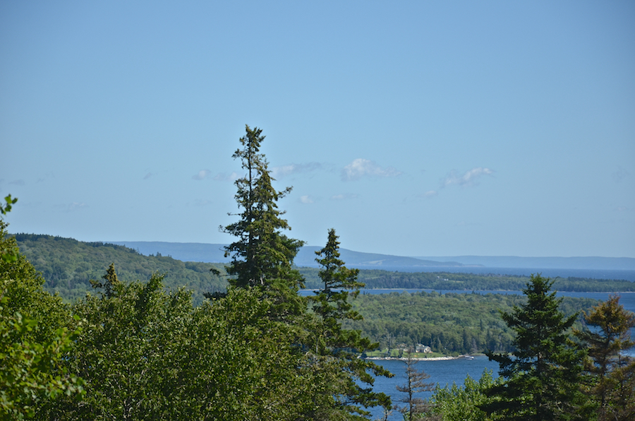 Looking northeast along North Mountain