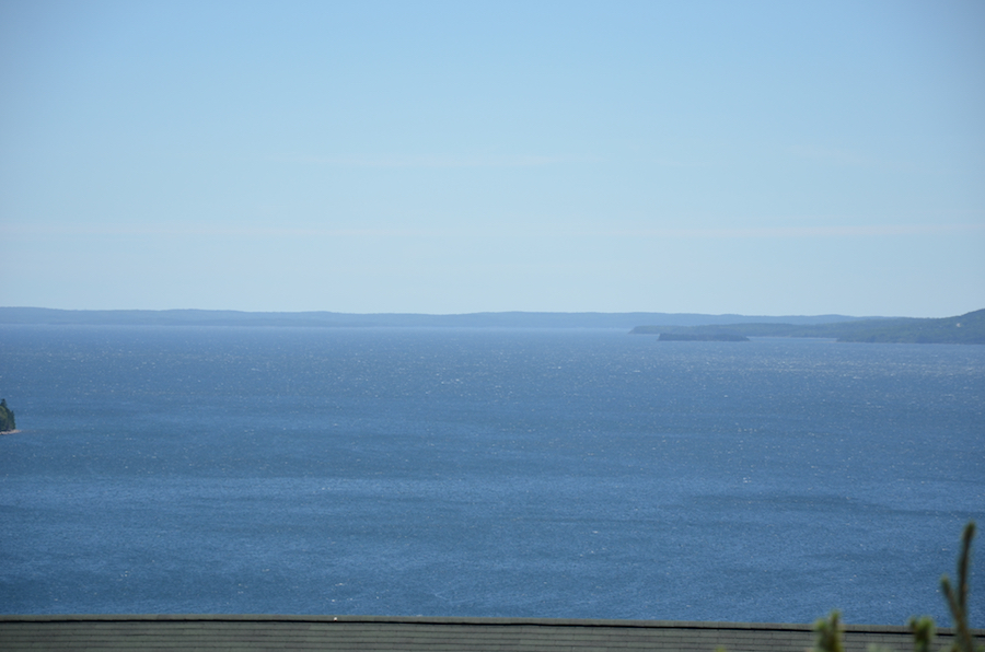 The Bras d’Or Lake and West Bay from Mountain Road