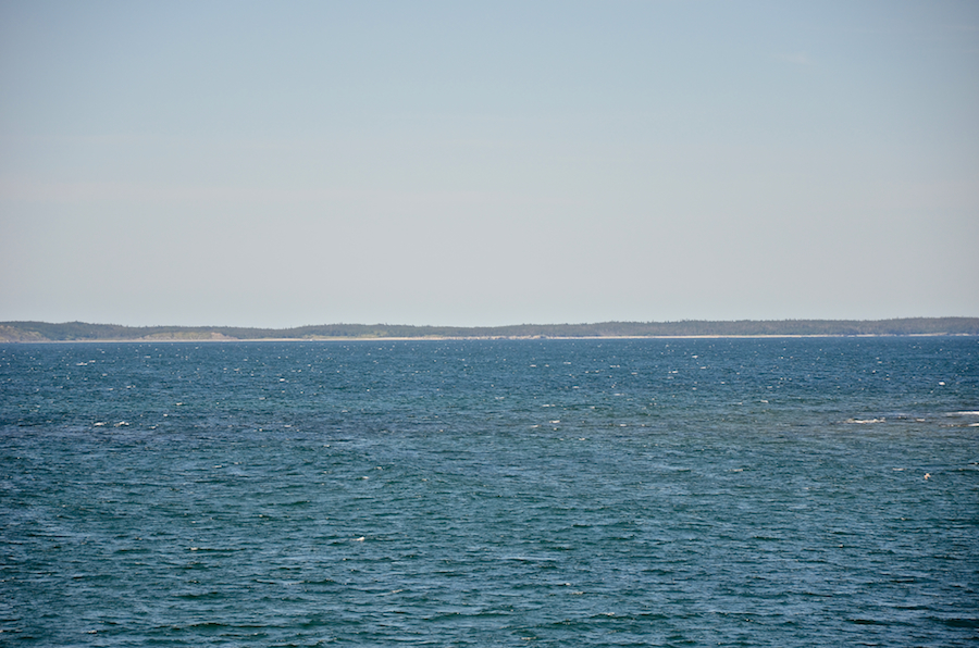 The western coast of Gabarus Bay
