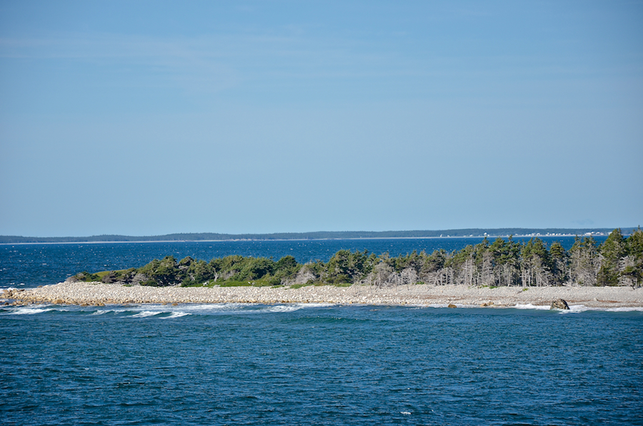 The coast of Gabarus Bay east of Lowell Point to Gabarus