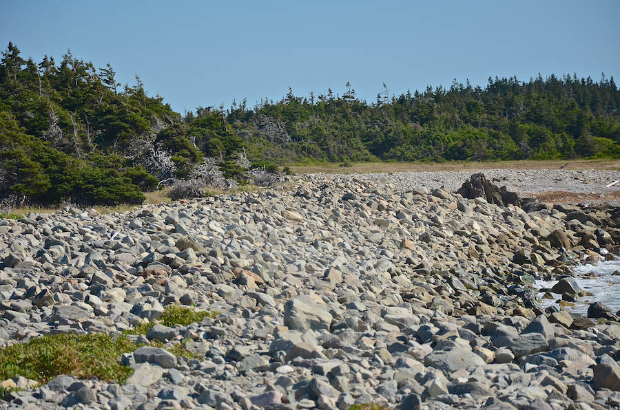 The rocky Atlantic coast
