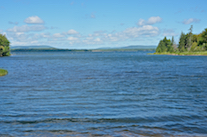 Looking across the Denys Basin from the mouth of MacKenzie Brook