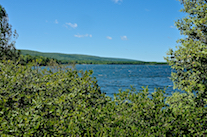 Looking at North Mountain across MacLeans Cove