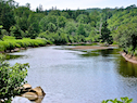Sand bar in the Southwest Mabou River
