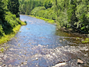 View upstream from the Upper Southwest Mabou bridge