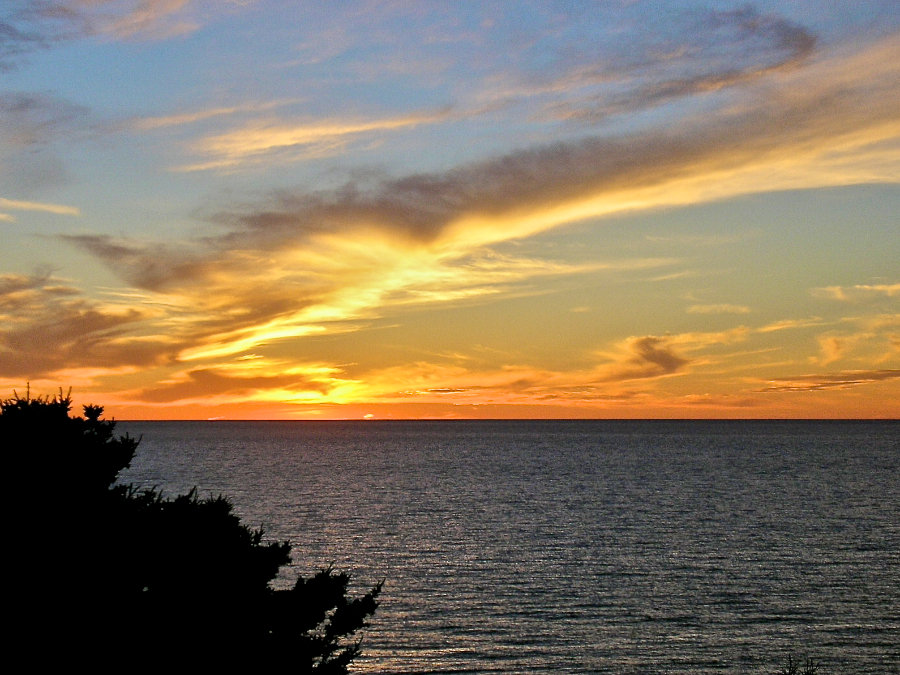 Sunset from the Broad Cove Look-Off