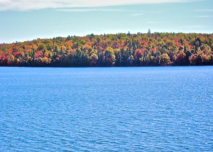 Colours on an East Bay Island off Eskasoni