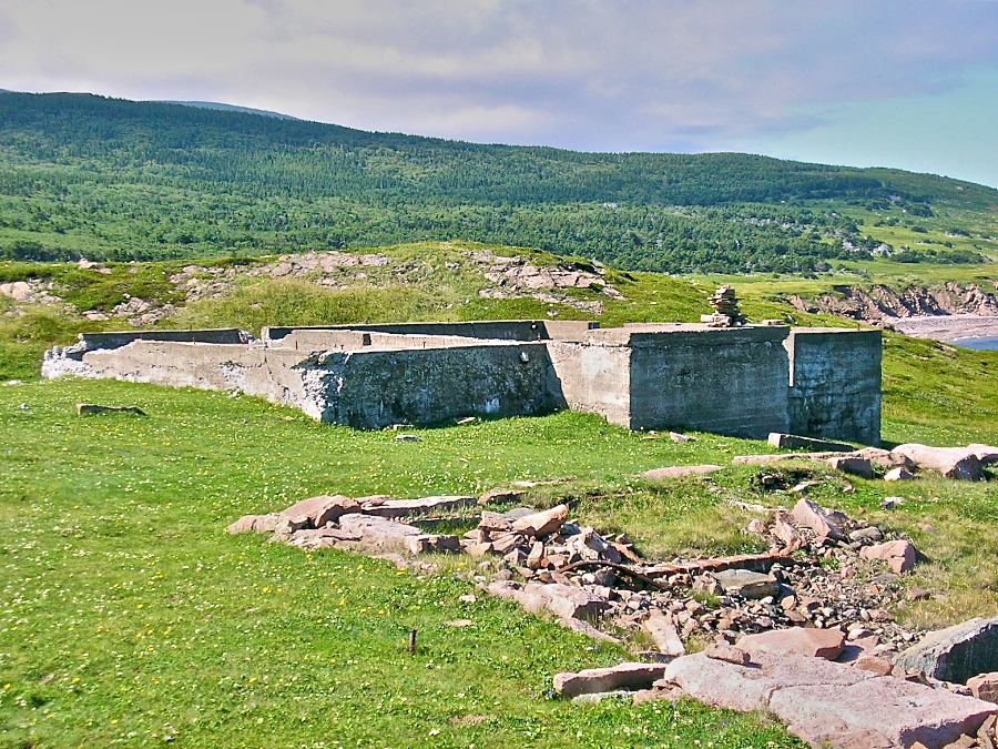 Foundations of Ruined Buildings at Cape St Lawrence