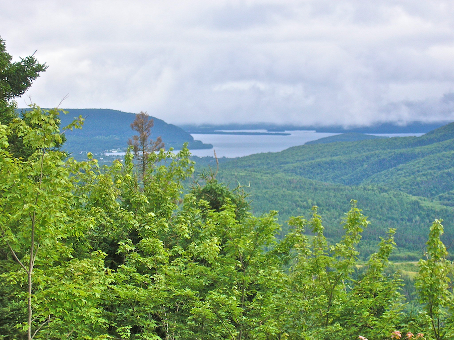 Salt Mountain and Whycocomagh Bay from the Campbells Mountain Look-Off