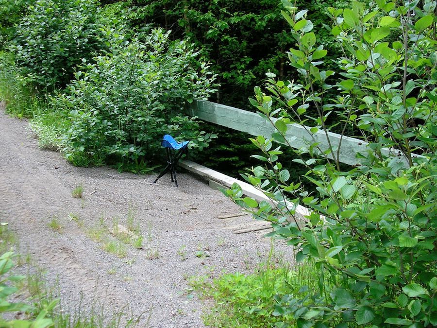 The bridge at the bottom of the V-shaped Glen
