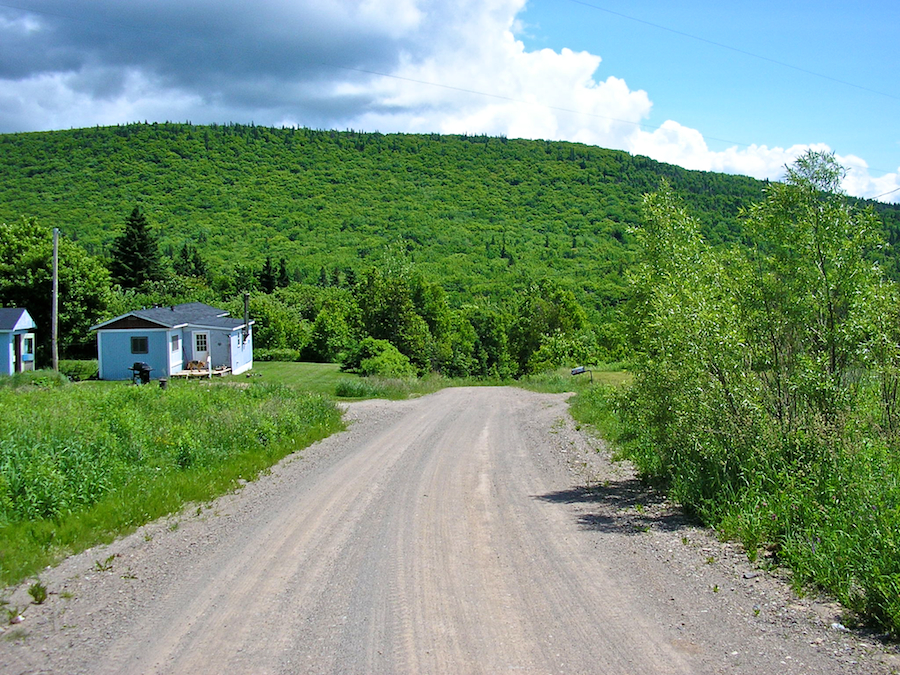 Mabou Mountain Rises above MacDonalds Glen Road