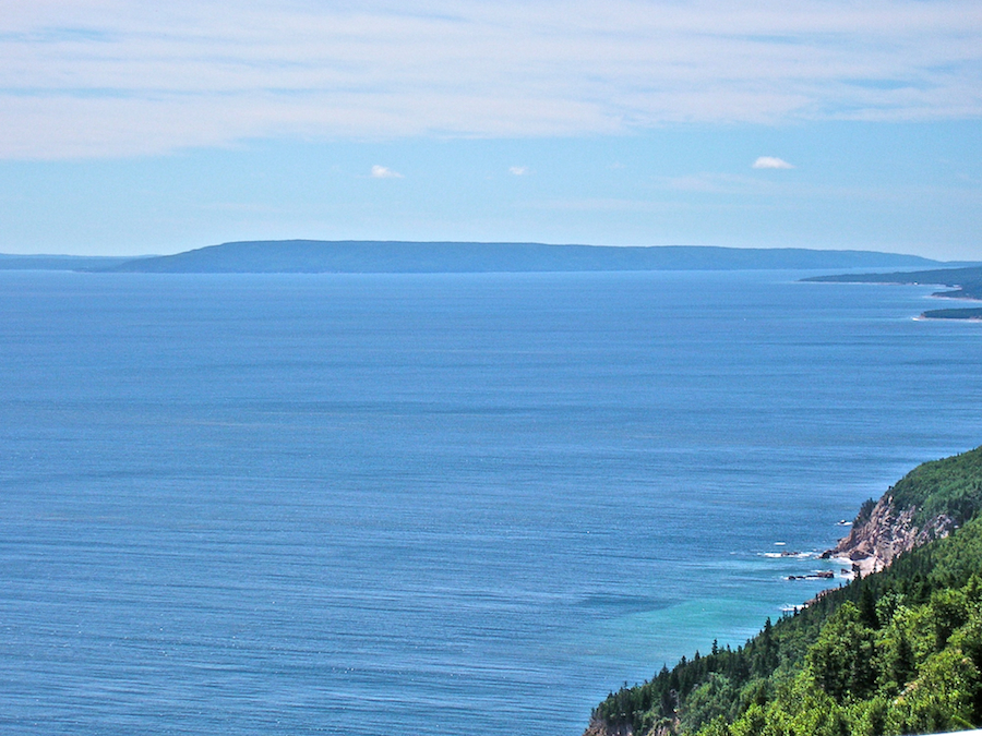 Looking southeast from the third look-off