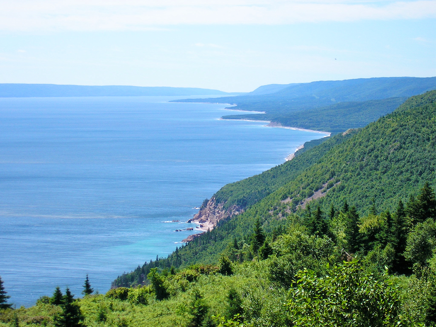 Looking south from the fourth look-off