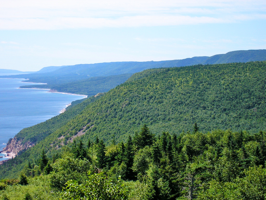 Looking somewhat to the west of south from the fourth look-off