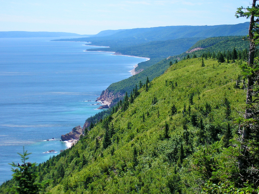 Looking south from the fifth look-off