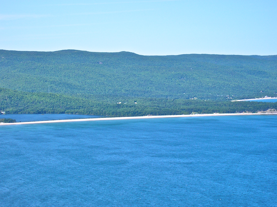 View to the northwest of west from the Stanley Point Look-Off