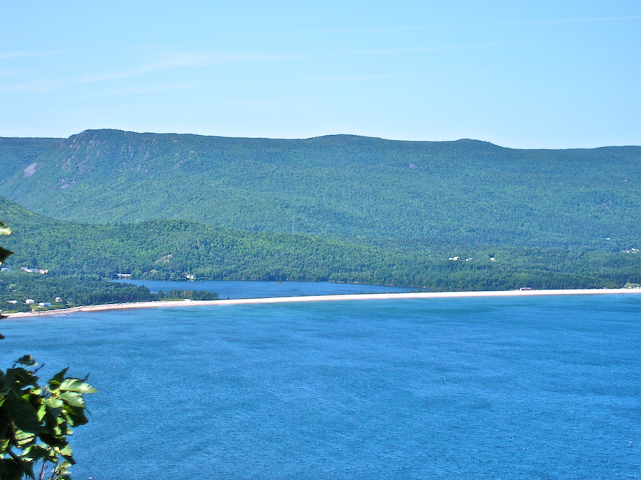 View to the west from the Stanley Point Look-Off