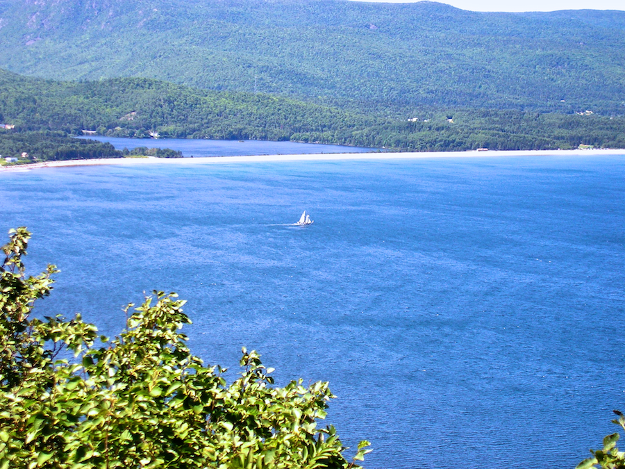 View to the northwest of west from the Stanley Point Look-Off