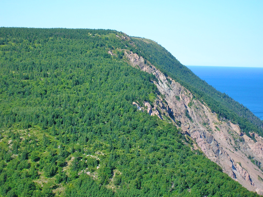 Looking north from the first look-off