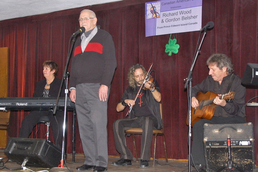 Peggy Morrison, Bill Luoma, Richard Wood, and Gordon Belsher