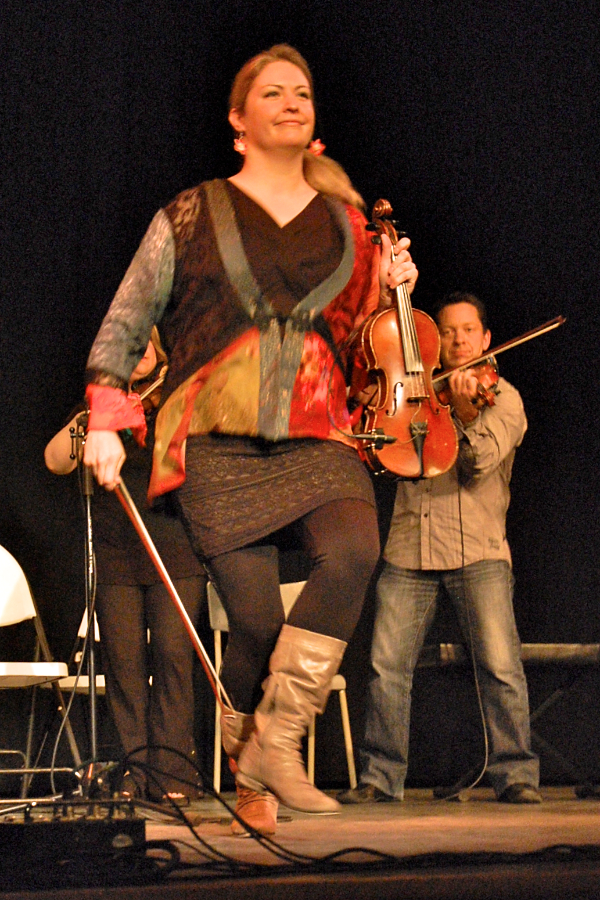 Terri-Lynn Mahusky (obscured), Andrea Beaton, and Louis Schryer