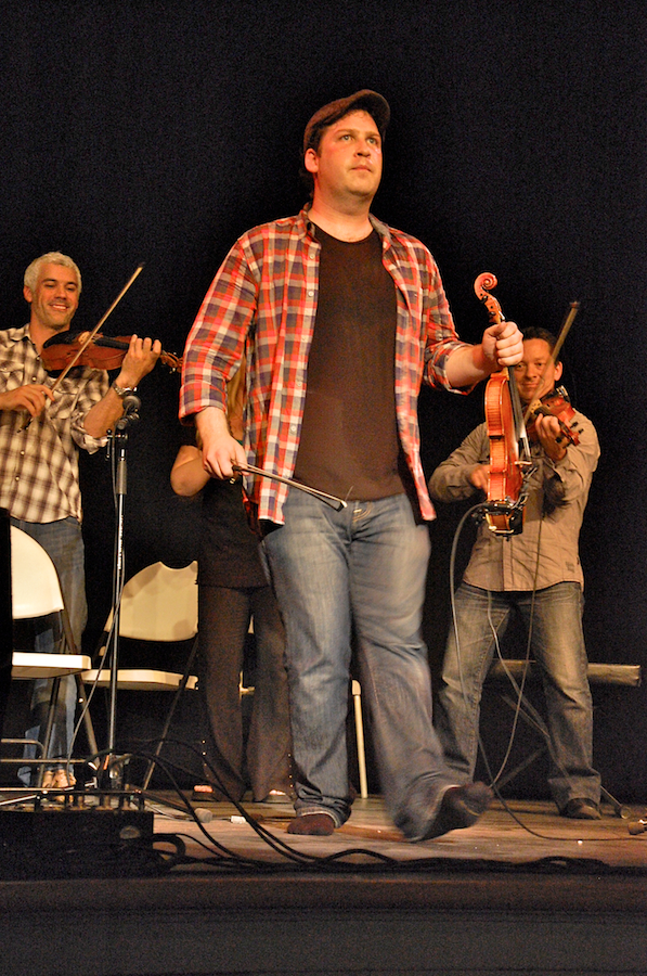 Matt Pepin, Terri-Lynn Mahusky (obscured), Troy MacGillivray, and Louis Schryer