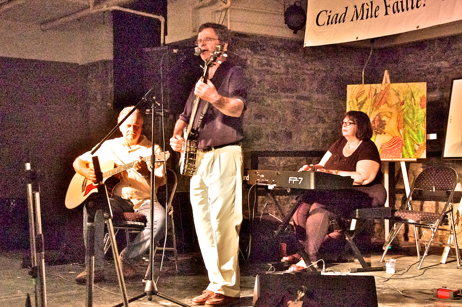 Ernie Fraser, Cleary Morris, and Alana Morris